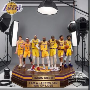 Los Angeles Lakers Damn Right I Am A Fan Win Or Lose Acrylic Plaque