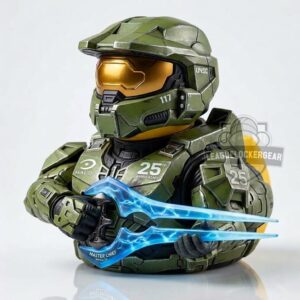 Master Chief Halo 25th Anniversary Duck Figure