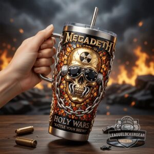 Megadeth Holy Wars Rattle Your Brews 40oz Tumbler