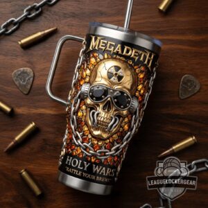 Megadeth Holy Wars Rattle Your Brews 40oz Tumbler