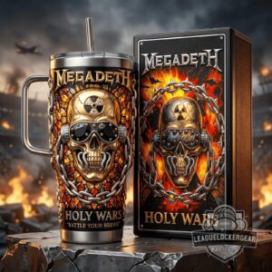 Megadeth Holy Wars Rattle Your Brews 40oz Tumbler
