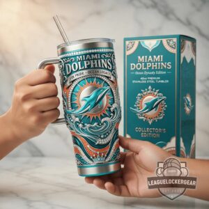 Miami Dolphins Ocean Dynasty Edition 40oz Tumbler