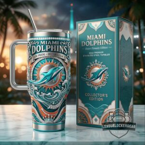 Miami Dolphins Ocean Dynasty Edition 40oz Tumbler