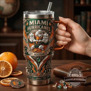 Miami Hurricanes EST 1925 It's All About The U Tumbler