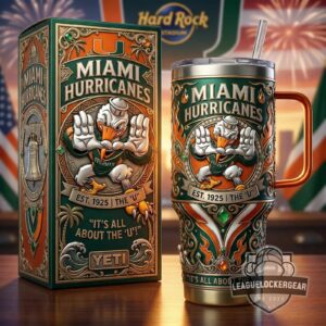 Miami Hurricanes EST 1925 It's All About The U Tumbler