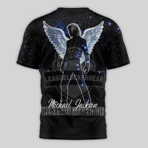 Michael Jackson King Of Pop Legends Never Die 3D T-Shirt