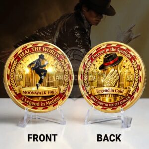 Michael Jackson Moonwalk 1983 Commemorative Coin