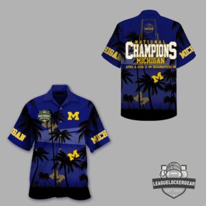 Michigan Wolverines 2026 NCAA Final Four National Champions Hawaiian Shirt