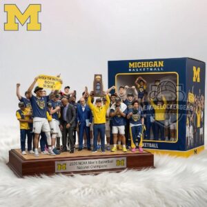 Michigan Wolverines 2026 NCAA Men's Basketball National Champions Acrylic Plaque