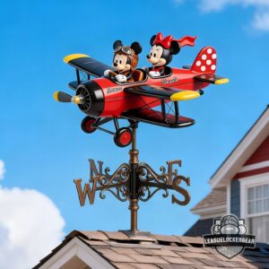 Mickey Mouse Personalized Airplane Weather Vane