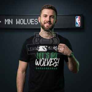 Minnesota Timberwolves Wolves Back Let's Go Wolves T-Shirt