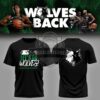 Minnesota Timberwolves Wolves Back Let's Go Wolves T-Shirt