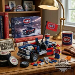 Montreal Canadiens Building Block Pickup Truck Set