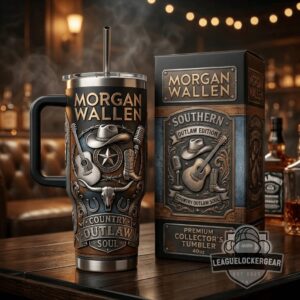 Morgan Wallen Southern Outlaw Edition Country Outlaw Soul 40oz Tumbler