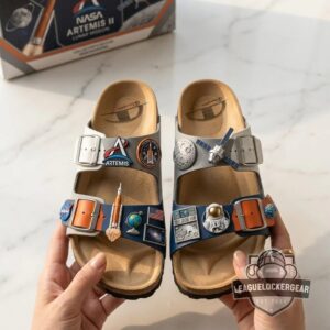 NASA Artemis II Lunar Mission Sandals With Charms
