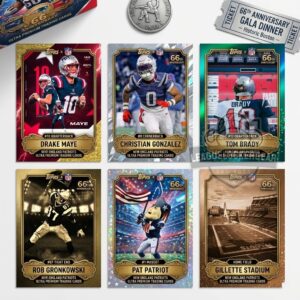 New England Patriots 66th Anniversary Trading Card Box Set
