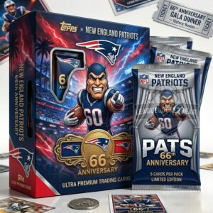 New England Patriots 66th Anniversary Trading Card Box Set