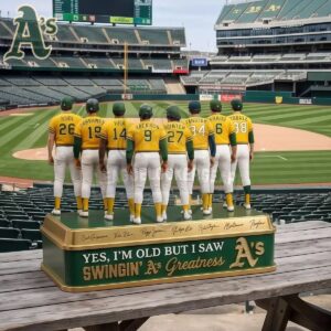 Oakland Athletics Yes I'm Old But I Saw Greatness Acrylic Plaque