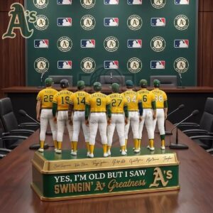 Oakland Athletics Yes I'm Old But I Saw Greatness Acrylic Plaque
