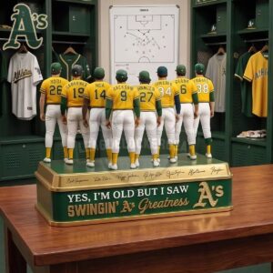 Oakland Athletics Yes I'm Old But I Saw Greatness Acrylic Plaque