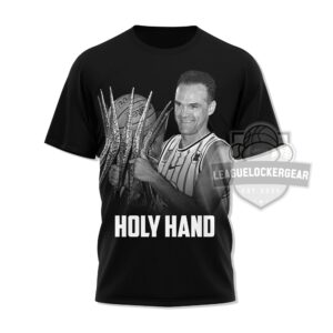 Oscar Schmidt Holy Hand Basketball Hall of Famer 1958-2026 T-Shirt