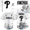 Philadelphia Phillies One Piece Gear 5 Luffy Baseball Jersey