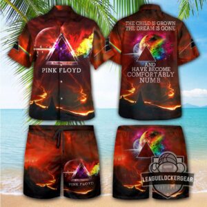 Pink Floyd The Dark Side of the Moon Hawaiian Shirt and Shorts