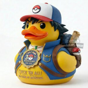 Pokemon 30th Anniversary 1996-2026 Rubber Duck Figure