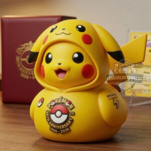 Pokemon 30th Anniversary 1996-2026 Pikachu Rubber Duck