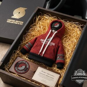 Portland Trail Blazers 2026 NBA Playoffs Car Gear Shift Hoodie
