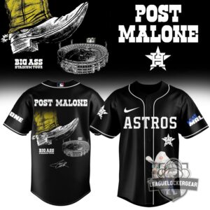MLB All Team x Post Malone Big Ass Stadium Tour Baseball Jersey