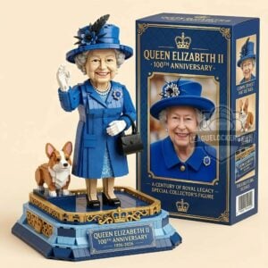 Queen Elizabeth II 100th Anniversary Building Block Figure