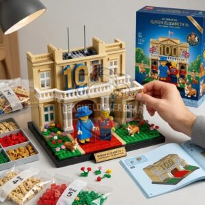 Queen Elizabeth II Centenary Celebration 100 Years Brick Set