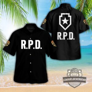Resident Evil R.P.D. Hawaiian Shirt and Shorts Set