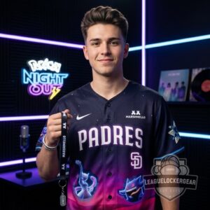 San Diego Padres Pokémon Night Out Baseball Jersey