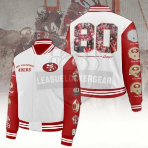 San Francisco 49ers 80th Anniversary Varsity Jacket