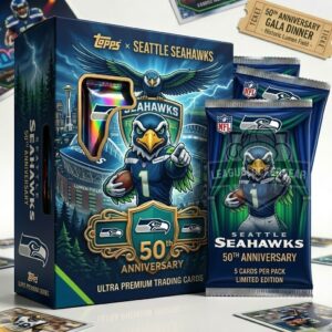 Seattle Seahawks 50th Anniversary Ultra Premium Trading Cards