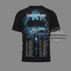 Seventh Day Slumber Tour With Magdalene Rose T-Shirt