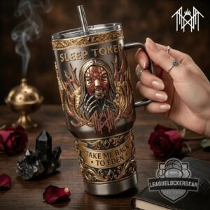 Sleep Token Take Me Back To Eden Tumbler With Handle