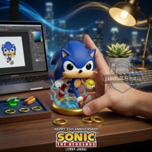 Sonic the Hedgehog 35th Anniversary Funko Pop Figure