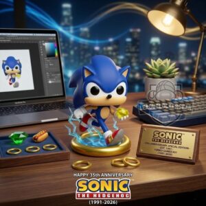 Sonic the Hedgehog 35th Anniversary Funko Pop Figure