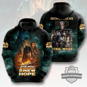 Star Wars 50th Anniversary 1977-2027 Thank You George Lucas Signatures T-Shirt