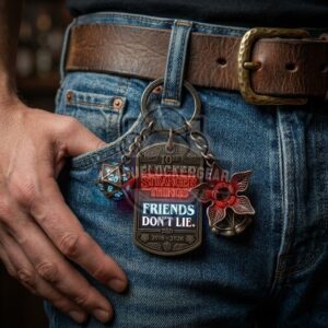 Stranger Things 10th Anniversary Keychain