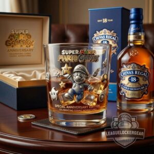 Super Mario Galaxy Special Anniversary Edition Whiskey Glass
