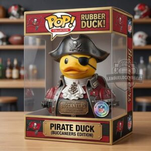 Tampa Bay Buccaneers 50th Anniversary Pirate Rubber Duck