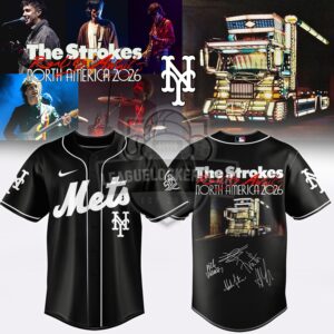 All Team MLB x The Strokes Road Awaits North America 2026 Baseball Jersey