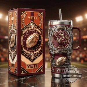 Virginia Tech Hokies This Is Home 3D Engraved YETI Tumbler