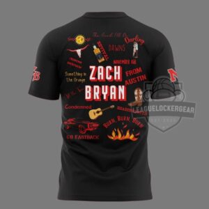 Zach Bryan Nebraska Memorial Stadium April 25 2026 T-Shirt