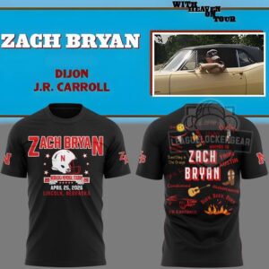 Zach Bryan Nebraska Memorial Stadium April 25 2026 T-Shirt