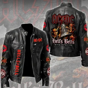 AC/DC 53rd Anniversary Hell's Bells Leather Jacket